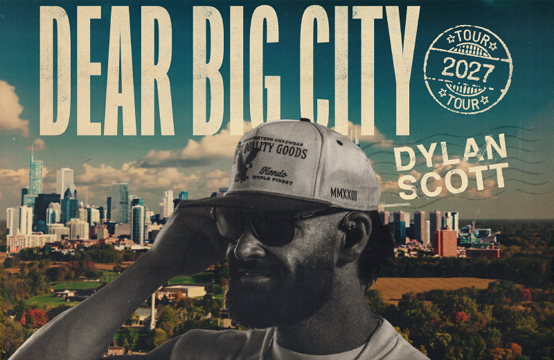 Dylan Scott 2026–2027 live concert poster
